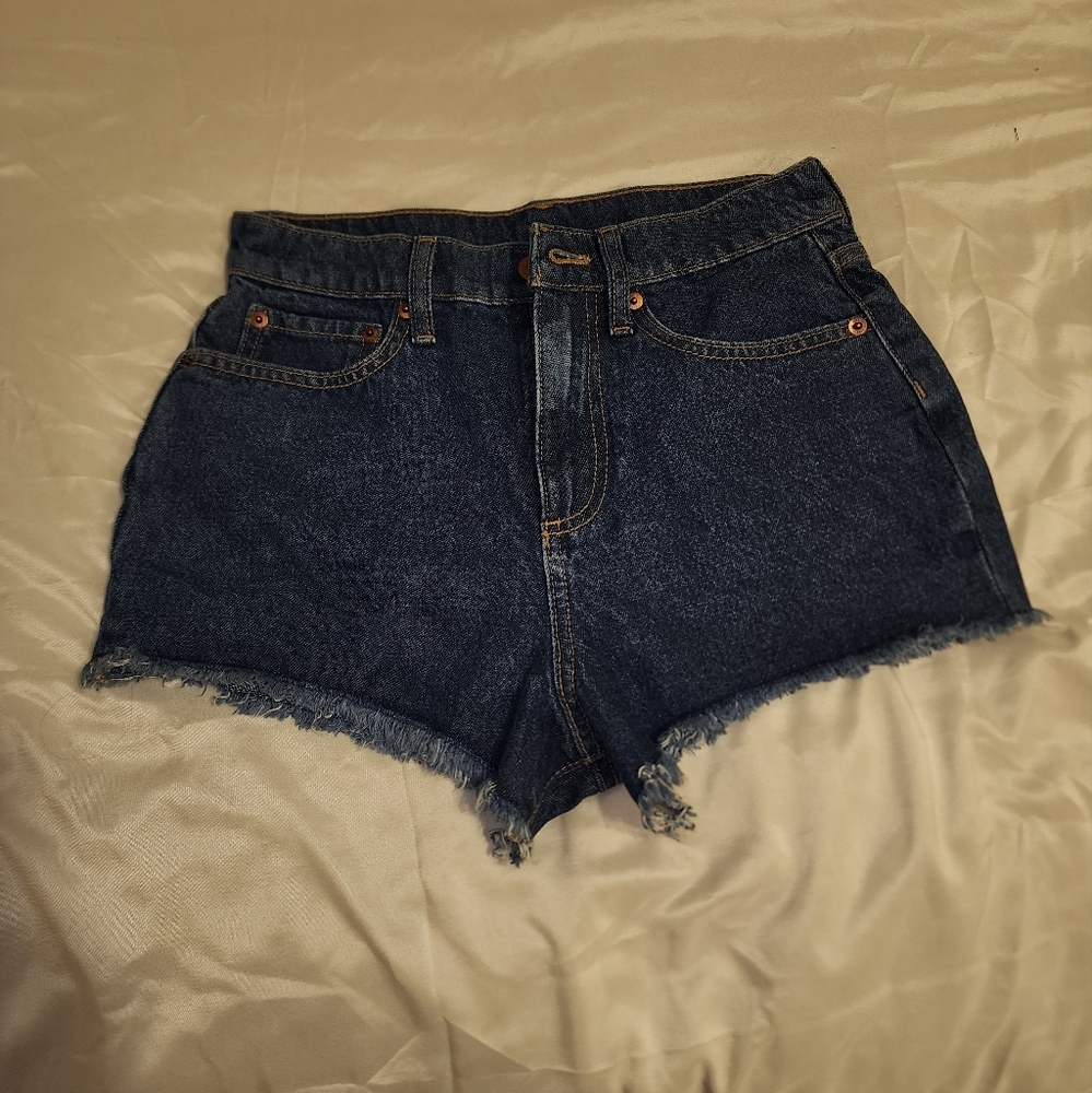 Pink cut off shorts